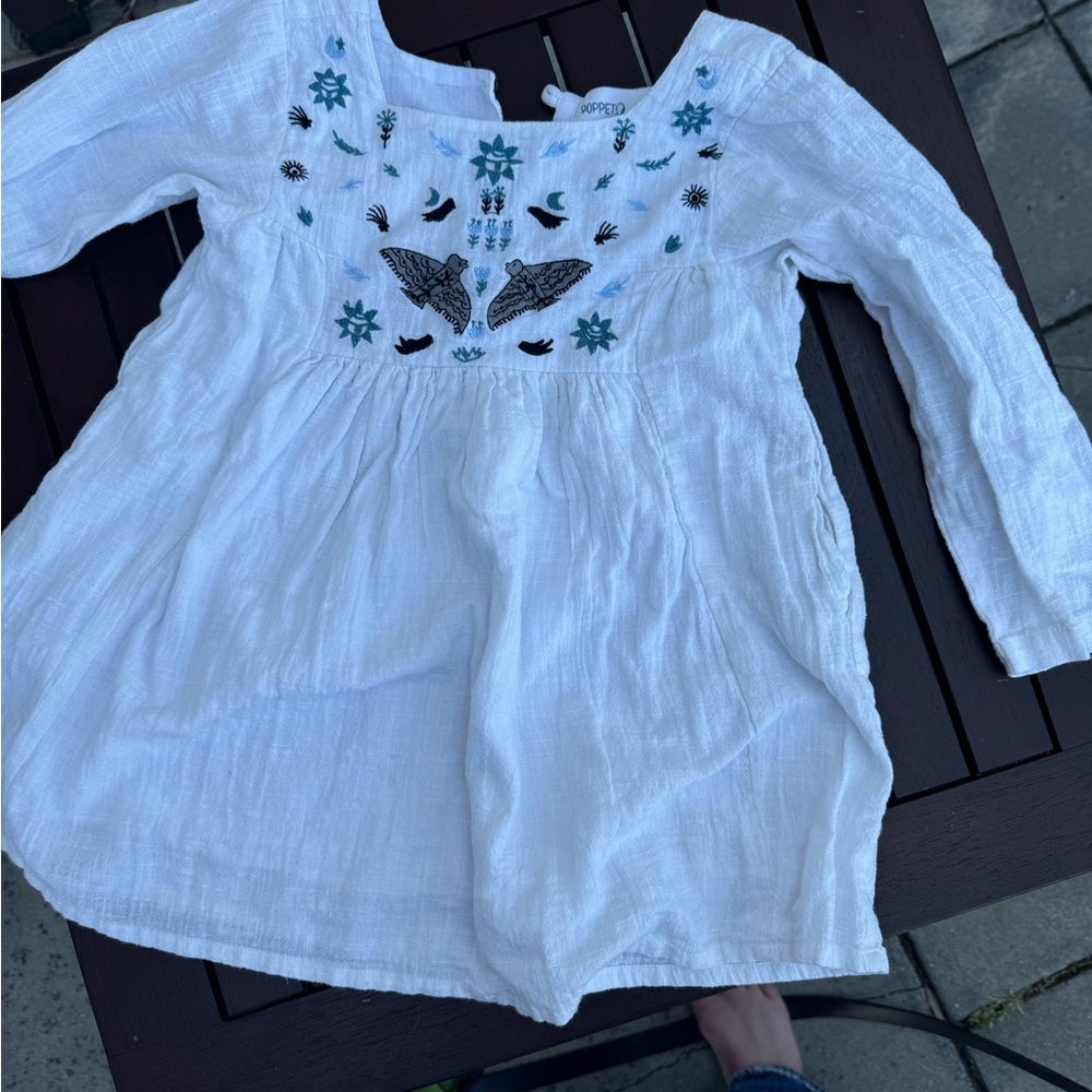 GUC Poppet & Fox gauzy cotton - linen dress